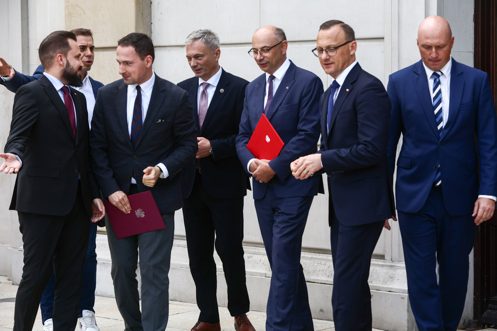 Laureaci konkursu „Silni Polską!” w Pałacu Prezydenckim – Warszawa, 10 września 2025. Fot. Sławek Kasper (IPN)