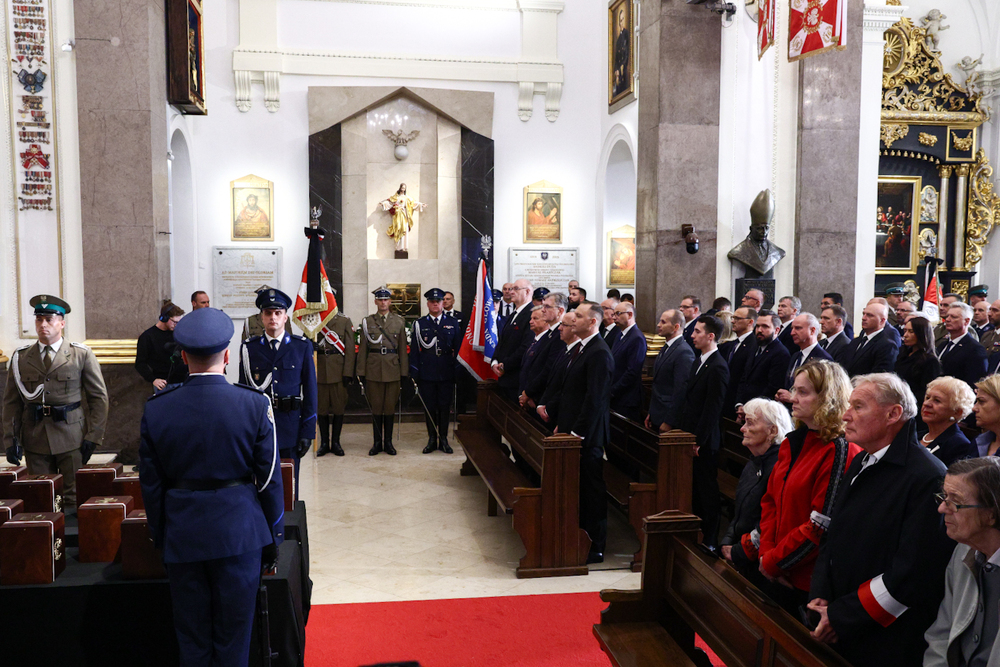 Ceremonia pogrzebowa szczątków Ofiar Zbrodni Katyńskiej – Warszawa, 17 września 2025. Fot. Sławek Kasper (IPN)