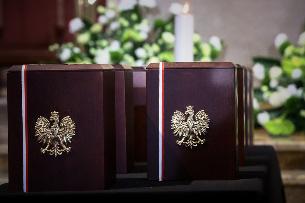 Ceremonia pogrzebowa szczątków Ofiar Zbrodni Katyńskiej – Warszawa, 17 września 2025. Fot. Sławek Kasper (IPN)