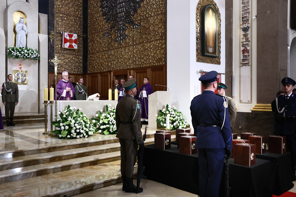 Ceremonia pogrzebowa szczątków Ofiar Zbrodni Katyńskiej – Warszawa, 17 września 2025. Fot. Sławek Kasper (IPN)