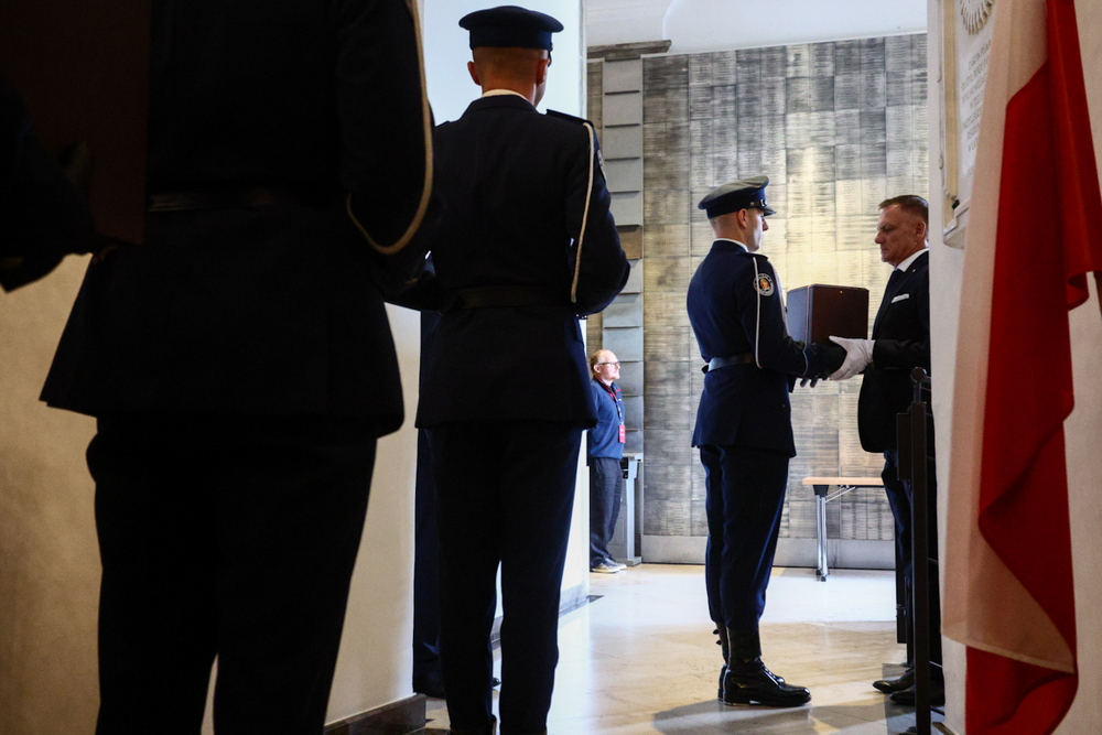 Ceremonia pogrzebowa szczątków Ofiar Zbrodni Katyńskiej – Warszawa, 17 września 2025. Fot. Sławek Kasper (IPN)