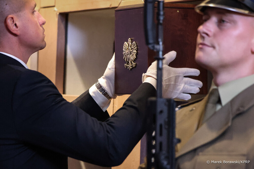 Ceremonia pogrzebowa szczątków Ofiar Zbrodni Katyńskiej – Warszawa, 17 września 2025. Fot. Marek Borawski (KPRP)