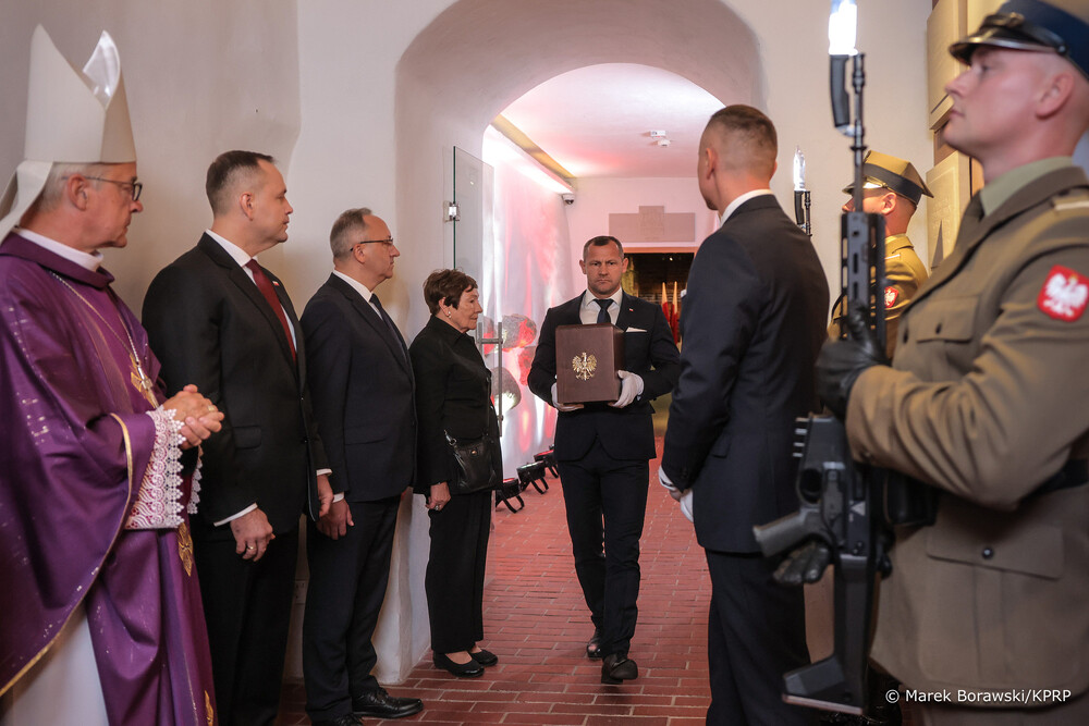 Ceremonia pogrzebowa szczątków Ofiar Zbrodni Katyńskiej – Warszawa, 17 września 2025. Fot. Marek Borawski (KPRP)