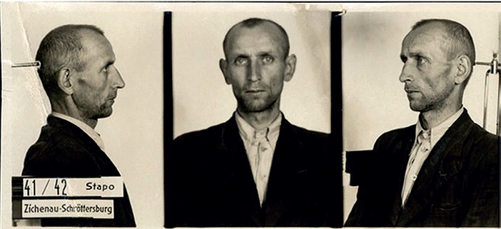 Władysław Jackowski, zdjęcie sygnalityczne z więzienia. Fot. z zasobu AIPN