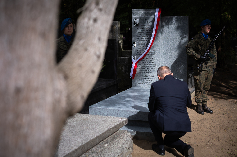 Uroczystości upamiętniające gen. bryg. Stanisława Grzmota-Skotnickiego – Warszawa, 19 września 2025. Fot. Sławek Kasper (IPN)