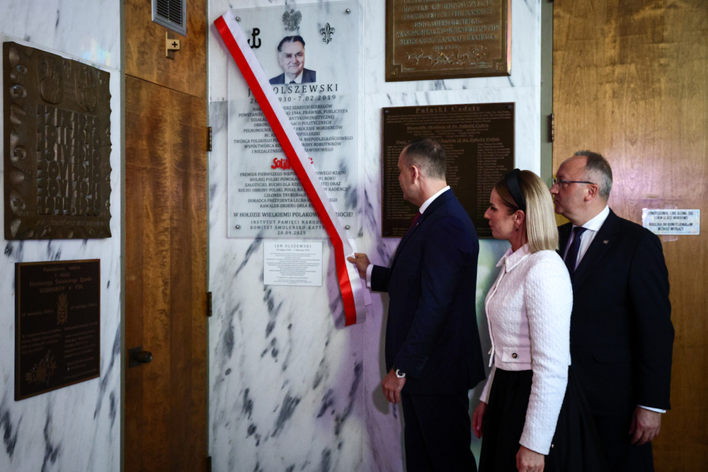 W Doylestown upamiętniliśmy premiera Jana Olszewskiego – 21 września 2025. Fot. Sławek Kasper (IPN)