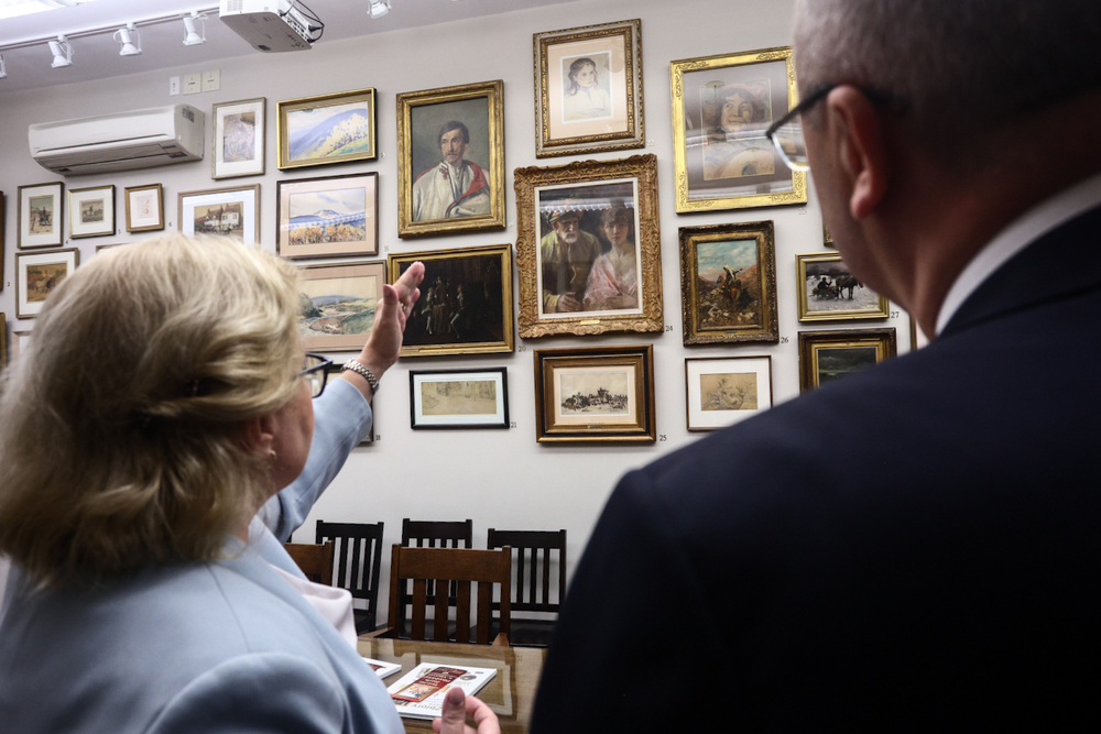 Wizyta dr. hab. Karola Polejowskiego, zastępcy prezesa Instytutu Pamięci Narodowej w Nowym Jorku – 22 września 2025. Fot. Sławek Kasper (IPN)