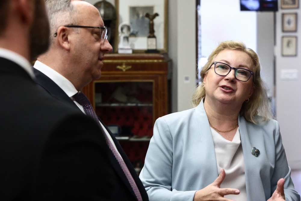 Wizyta dr. hab. Karola Polejowskiego, zastępcy prezesa Instytutu Pamięci Narodowej w Nowym Jorku – 22 września 2025. Fot. Sławek Kasper (IPN)