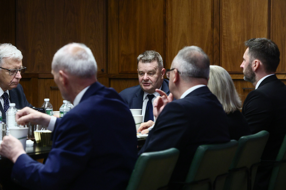 Wizyta dr. hab. Karola Polejowskiego, zastępcy prezesa Instytutu Pamięci Narodowej w Nowym Jorku – 22 września 2025. Fot. Sławek Kasper (IPN)