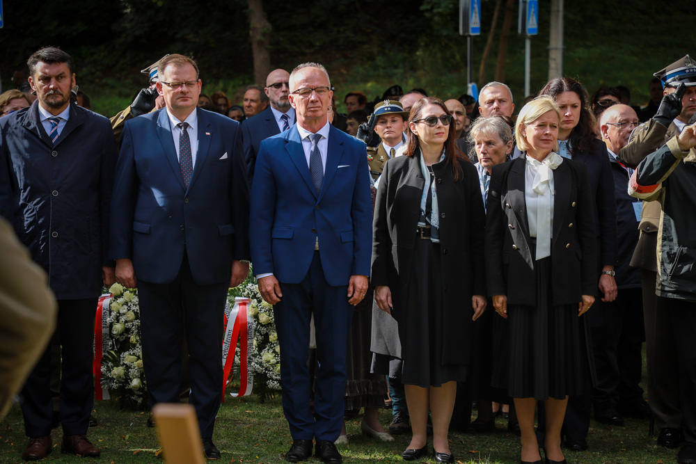 Uroczystości pogrzebowe Edwarda Borkowskiego oraz pięciu żołnierzy Armii Krajowej z oddziału Sergiusza Zyndrama-Kościałkowskiego ps. „Fakir”– Wilno, 23 września 2025. Fot. Paula Prudziłowicz (IPN)