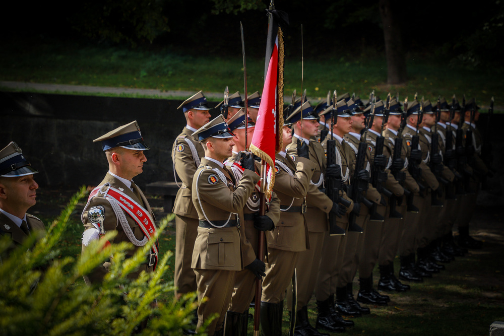 Uroczystości pogrzebowe Edwarda Borkowskiego oraz pięciu żołnierzy Armii Krajowej z oddziału Sergiusza Zyndrama-Kościałkowskiego ps. „Fakir”– Wilno, 23 września 2025. Fot. Paula Prudziłowicz (IPN)