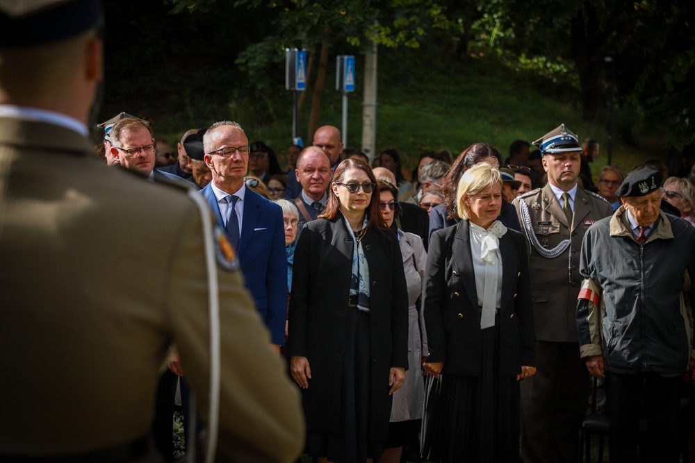 Uroczystości pogrzebowe Edwarda Borkowskiego oraz pięciu żołnierzy Armii Krajowej z oddziału Sergiusza Zyndrama-Kościałkowskiego ps. „Fakir”– Wilno, 23 września 2025. Fot. Paula Prudziłowicz (IPN)