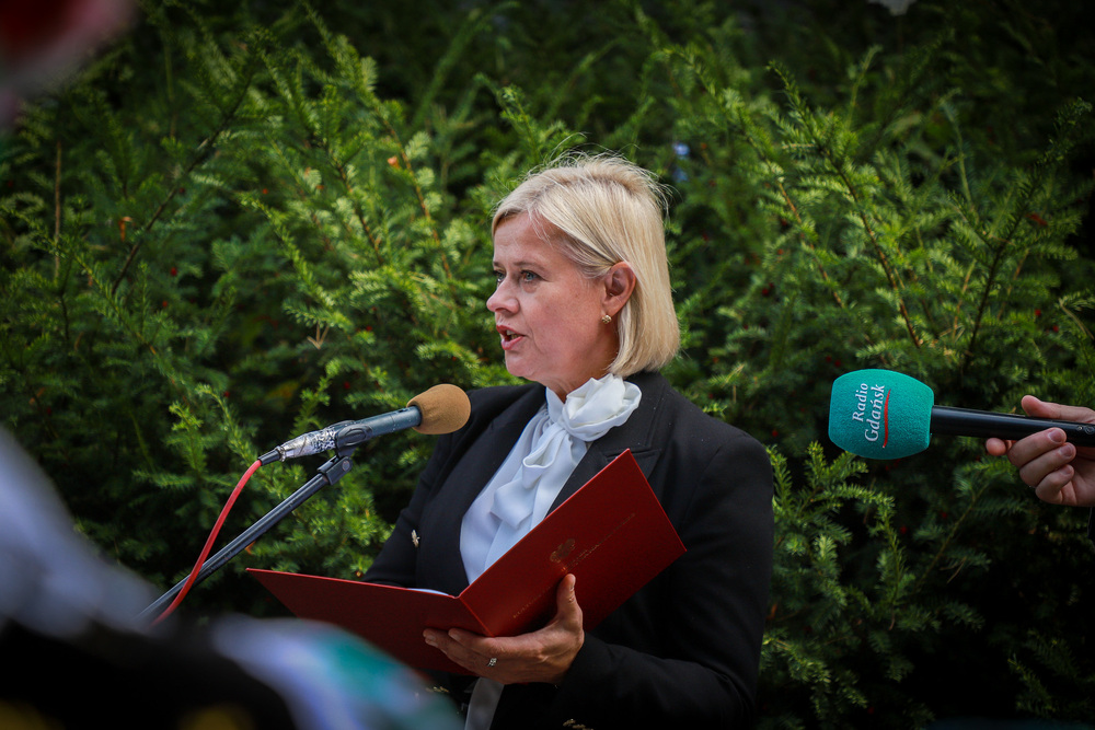 Uroczystości pogrzebowe Edwarda Borkowskiego oraz pięciu żołnierzy Armii Krajowej z oddziału Sergiusza Zyndrama-Kościałkowskiego ps. „Fakir”– Wilno, 23 września 2025. Fot. Paula Prudziłowicz (IPN)