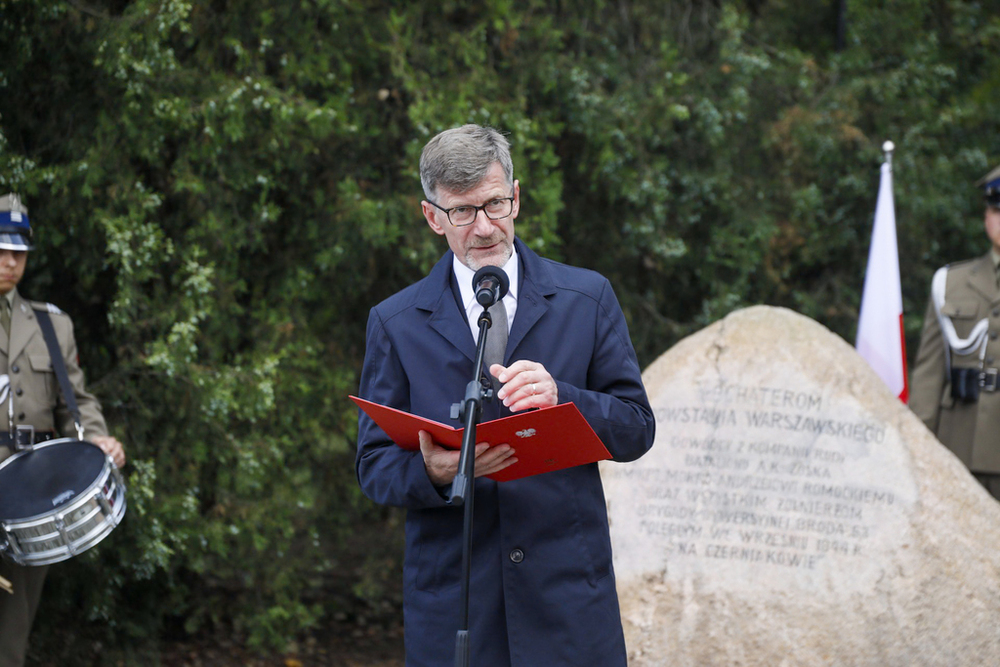 Obchody 81. rocznicy męczeńskiej śmierci błogosławionego księdza Józefa Stanka. Na zdj. doradca Prezydenta RP prof. Dariusz Dudek – Warszawa, 23 września 2025. Fot. Krzysztof Kapłon (IPN)