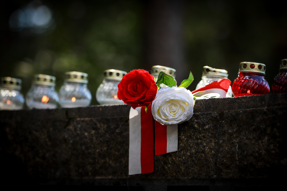 Uroczystości upamiętniające ofiary zbrodni ponarskiej – Ponary, 24 września 2025. Fot. Paula Prudziłowicz (IPN)