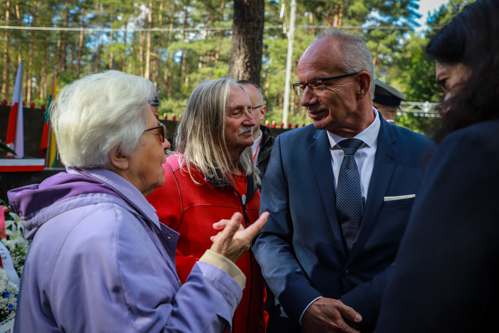 Uroczystości upamiętniające ofiary zbrodni ponarskiej – Ponary, 24 września 2025. Fot. Paula Prudziłowicz (IPN)