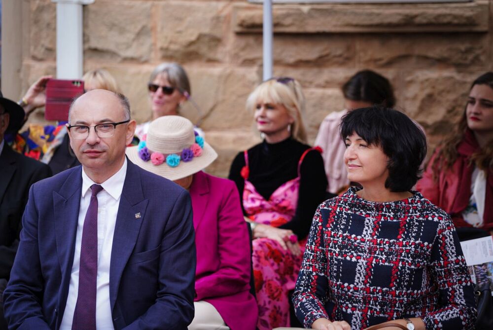 Uroczystość odsłonięcia pomnika polskich uchodźców w Oudtshoorn (RPA) – 24 września 2025. Fot. Mateusz Niegowski (IPN)