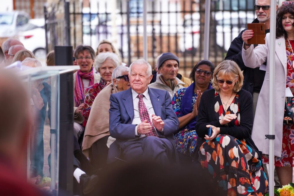 Uroczystość odsłonięcia pomnika polskich uchodźców w Oudtshoorn (RPA) – 24 września 2025. Fot. Mateusz Niegowski (IPN)