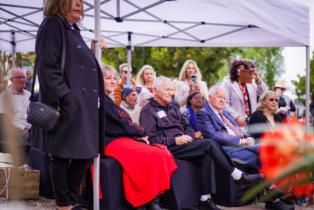 Uroczystość odsłonięcia pomnika polskich uchodźców w Oudtshoorn (RPA) – 24 września 2025. Fot. Mateusz Niegowski (IPN)