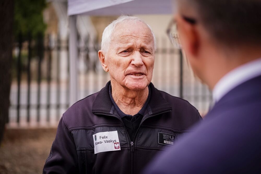 Uroczystość odsłonięcia pomnika polskich uchodźców w Oudtshoorn (RPA) – 24 września 2025. Fot. Mateusz Niegowski (IPN)