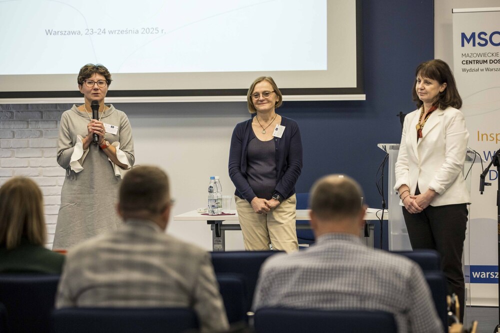 IX Ogólnopolska Konferencja Archiwistów i Historyków „Educare necesse est… – Od polis do megalopolis. Miasto i jego mieszkańcy w dokumencie, historiografii i dydaktyce od starożytności do końca XX w.” – Warszawa, 24 września 2025. Fot. Katarzyna Adamów (IPN)