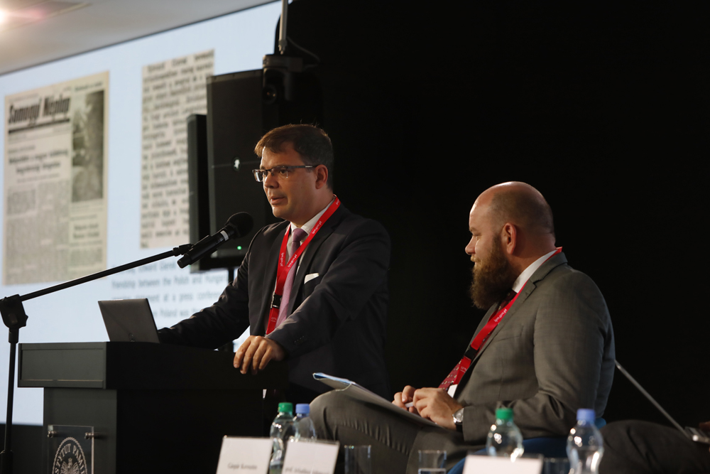 Międzynarodowa konferencja naukowa „Polska i Węgry w latach II wojny światowej. Bilans badań, białe plamy, perspektywy badawcze” – Warszawa, 25 września 2025. Fot. Piotr Życieński (IPN)