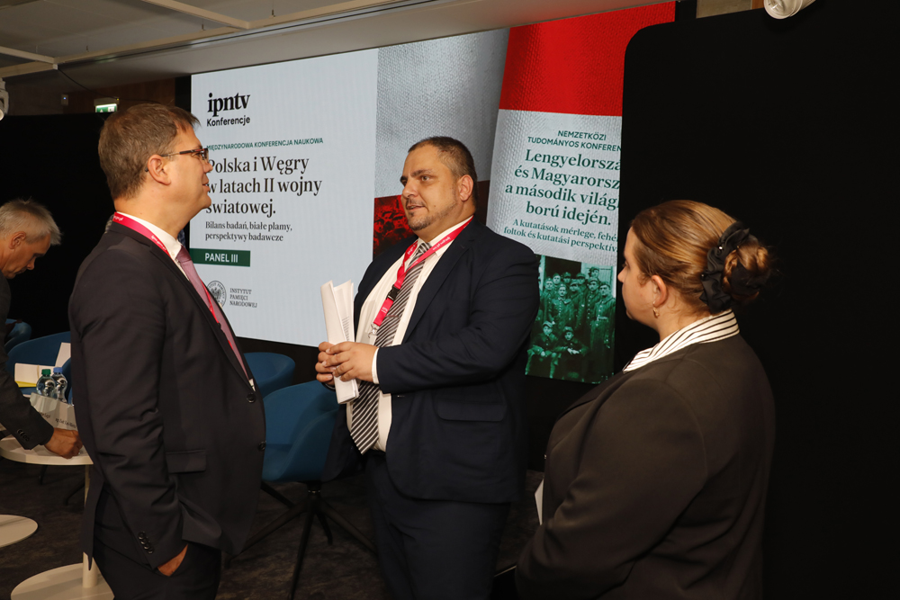 Międzynarodowa konferencja naukowa „Polska i Węgry w latach II wojny światowej. Bilans badań, białe plamy, perspektywy badawcze” – Warszawa, 25 września 2025. Fot. Piotr Życieński (IPN)