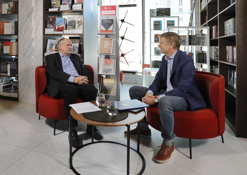 Polskie Państwo Podziemne – fenomen na skalę światową. Dr hab. Waldemar Grabowski dla „Historia toczy się dziś” – 26 września 2025. Fot. Piotr Życieński (IPN)