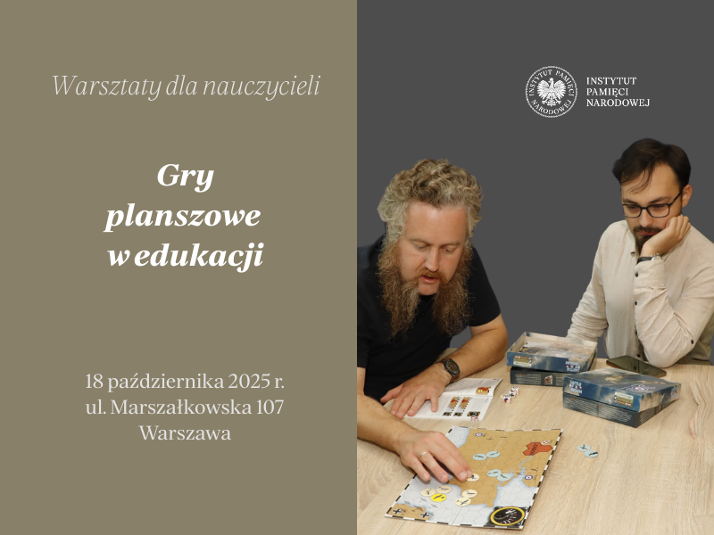 Gry planszowe w edukacji – warsztaty doskonalące dla nauczycieli