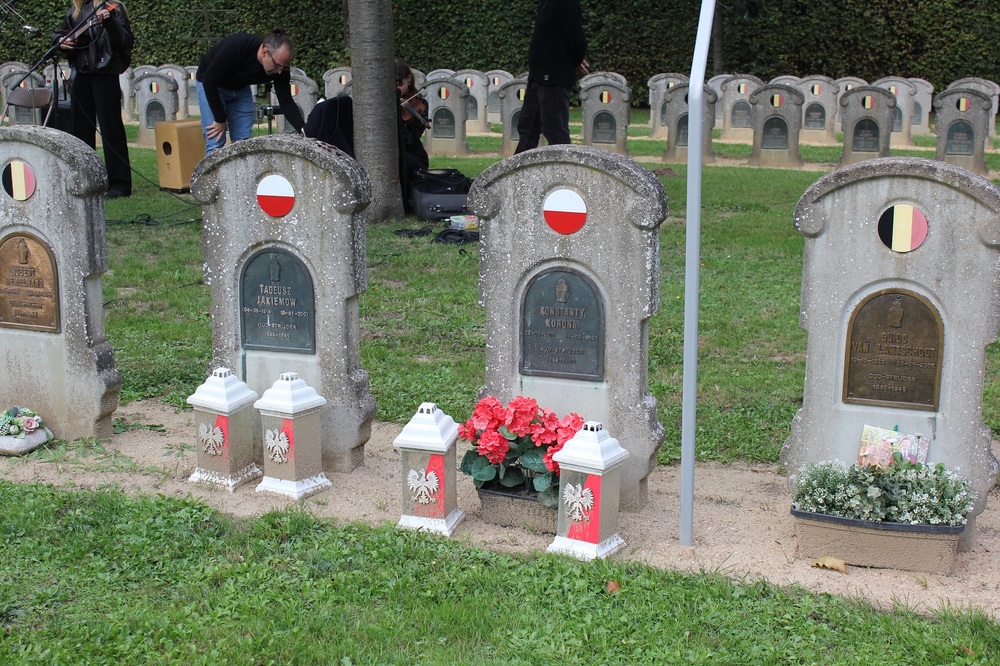 81. rocznica wyzwolenia Flandrii z udziałem 1. Polskiej Dywizji Pancernej – uroczystości w Antwerpii – 27 września 2025. Fot. Sławomir Bardski (IPN)