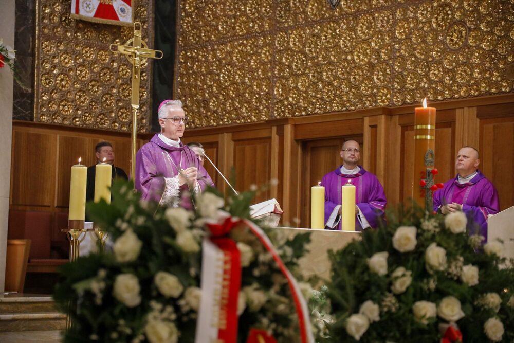 Uroczystości pogrzebowe Sergiusza Piaseckiego – 29 września 2025. Fot. Krzysztof Kapłon (IPN)