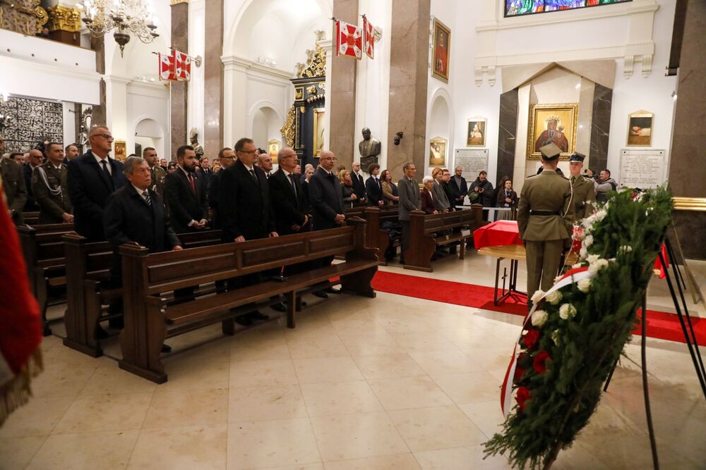 Uroczystości pogrzebowe Sergiusza Piaseckiego – 29 września 2025. Fot. Krzysztof Kapłon (IPN)