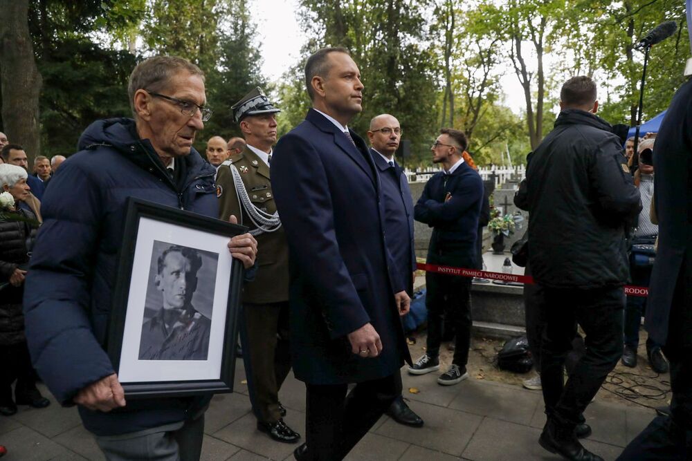 Uroczystości pogrzebowe Sergiusza Piaseckiego – 29 września 2025. Fot. Krzysztof Kapłon (IPN)