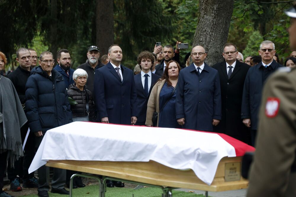 Uroczystości pogrzebowe Sergiusza Piaseckiego – 29 września 2025. Fot. Krzysztof Kapłon (IPN)