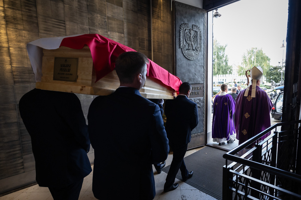 Uroczystości pogrzebowe Sergiusza Piaseckiego – 29 września 2025. Fot. Roman Jocher