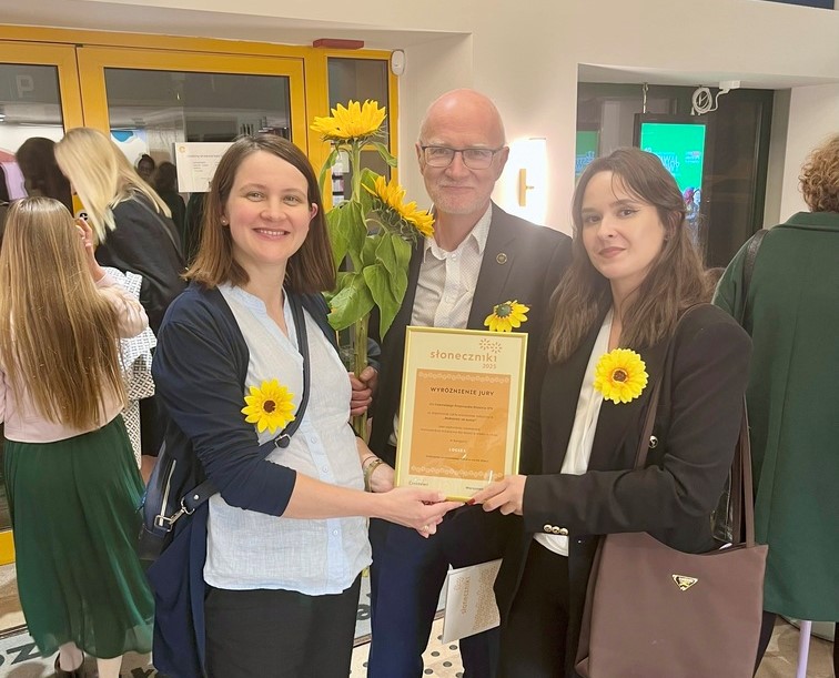 Wyróżnienie dla Centralnego Przystanku Historia – Nagroda „Słoneczniki 2025” – Warszawa, 29 września 2025. Fot. Marta Tatarczuk (IPN)