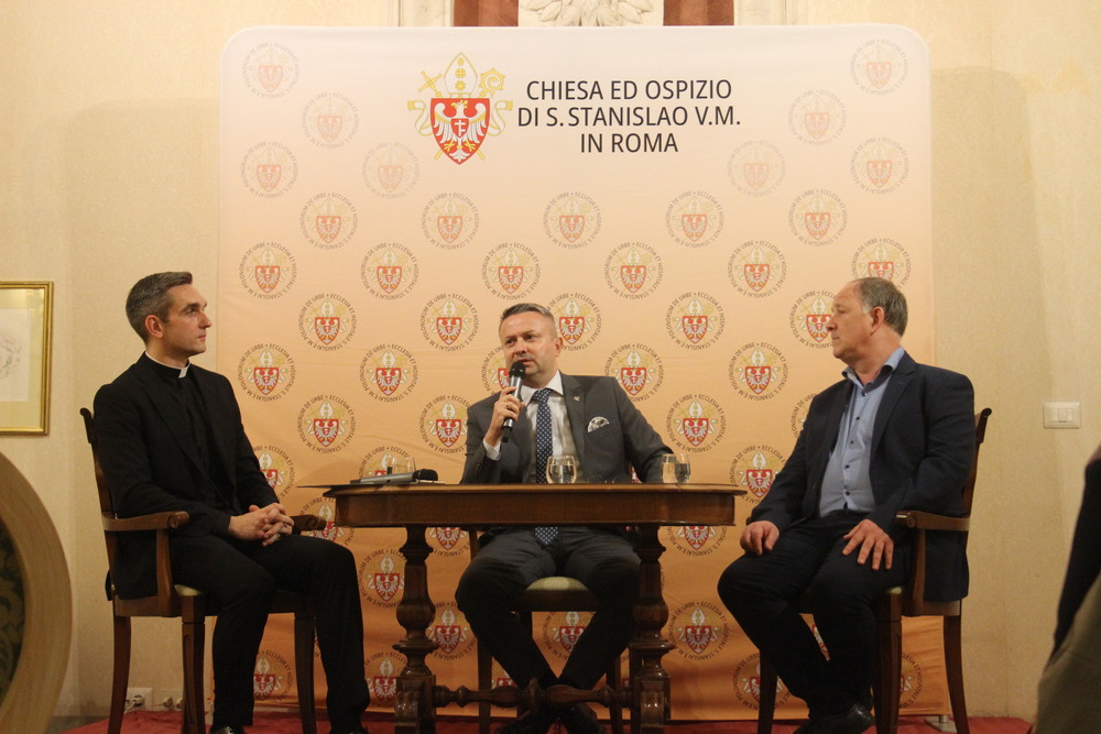 Debata na temat powstania i roli NSZZ „Solidarność” – Rzym, 28 września 2025. Fot. Natalia Pieśniewska, Kościół i Hospicjum św. Stanisława BM w Rzymie