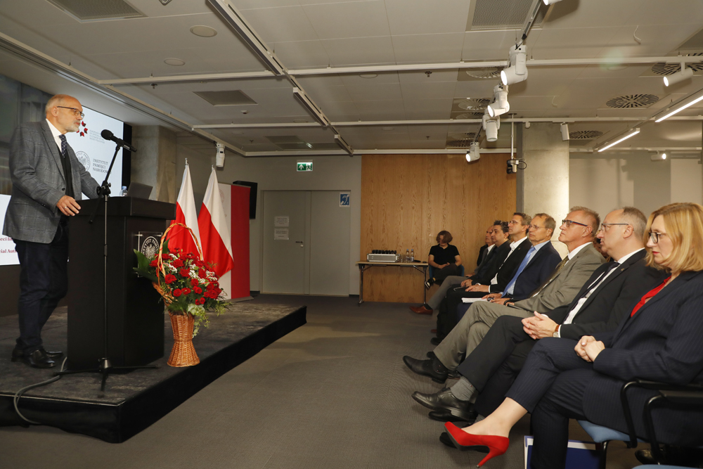 Spotkanie roczne Europejskiej Sieci Instytucji Archiwalnych Zajmujących się Aktami Tajnych Służb – Warszawa, 1 października 2025. Fot. Piotr Życieński (IPN)