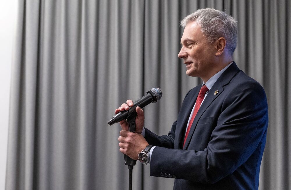 Inauguracja roku akademickiego Instytutu Trzeciego Wieku – Warszawa, 1 października 2025. Na zdj. dr Adam Pleskaczyński, dyrektor Biura Edukacji Narodowej IPN. Fot. Łukasz Kustrzyński (IPN)