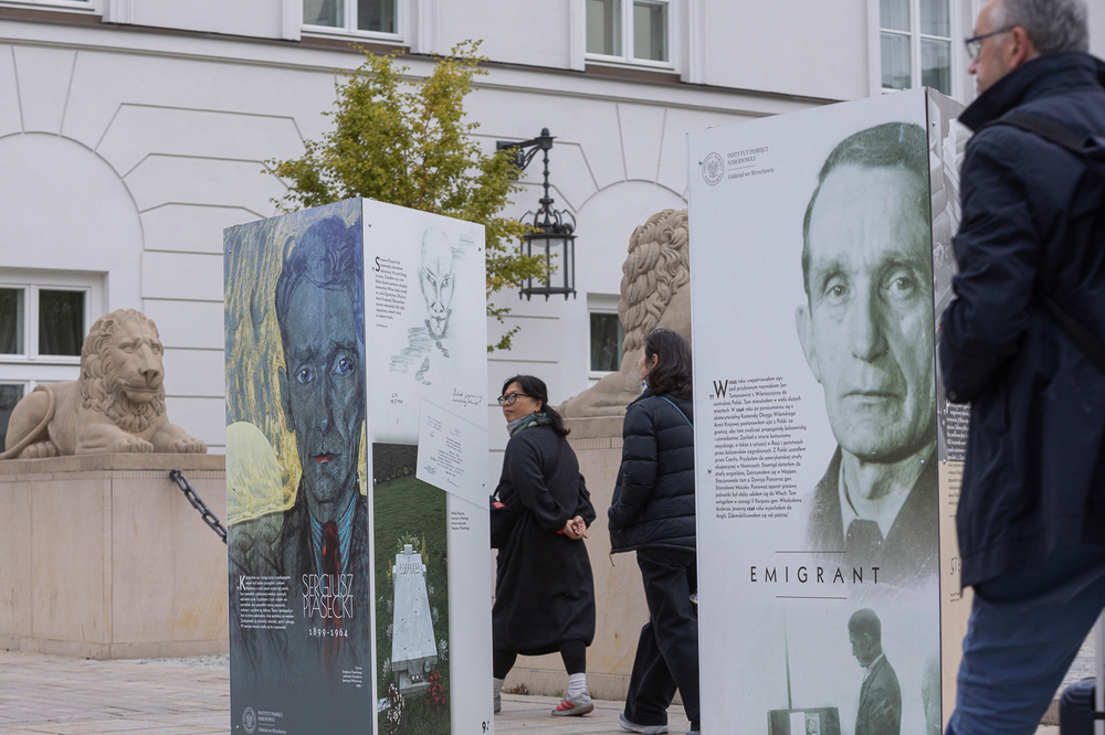 Wystawa „Siedem twarzy Sergiusza Piaseckiego” – Warszawa, 28 września 2025. Fot. Sławek Kasper (IPN)
