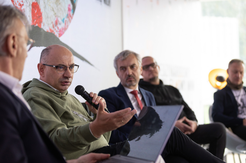 Instytut Pamięci Narodowej na 17. Międzynarodowym Festiwalu Filmowym Niepokorni Niezłomni Wyklęci. Na zdj. zastępca prezesa IPN dr Mateusz Szpytma – Gdynia, 2–5 października 2025. Fot. Roman Jocher