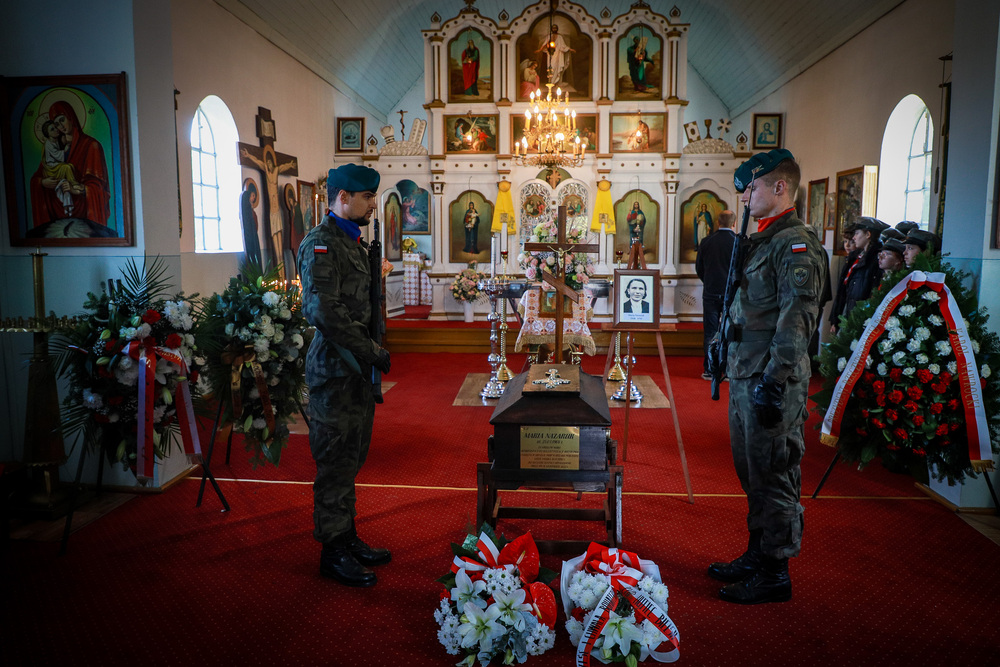 Uroczystości pogrzebowe śp. Marii Nazaruk – Dubiny, 7 października 2025. Fot. Paula Prudziłowicz (IPN)