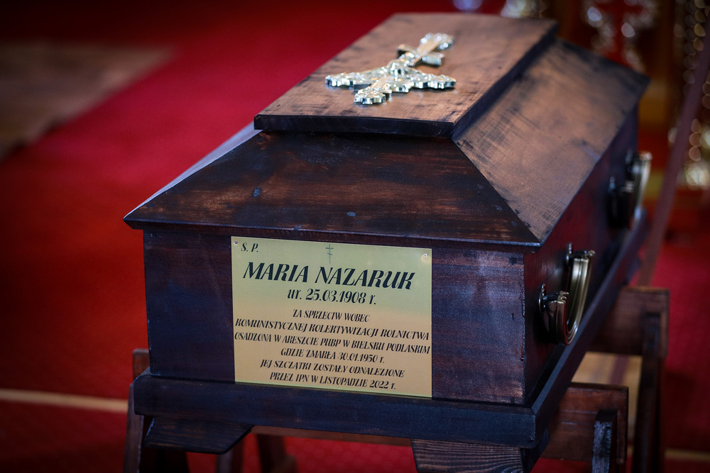 Uroczystości pogrzebowe śp. Marii Nazaruk – Dubiny, 7 października 2025. Fot. Paula Prudziłowicz (IPN)