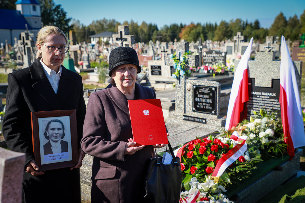 Uroczystości pogrzebowe śp. Marii Nazaruk – Dubiny, 7 października 2025. Fot. Paula Prudziłowicz (IPN)