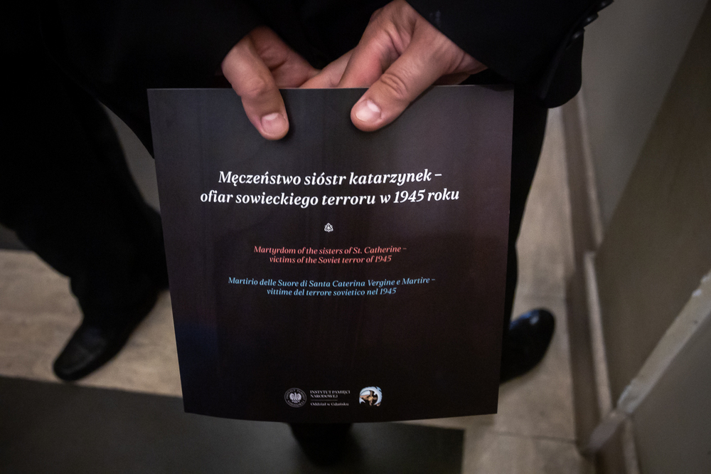 „Moją misją jest tu pozostać” – wystawa IPN o siostrach katarzynkach, Rzym – 8 października 2025 r., fot. Sławomir Kasper (IPN)