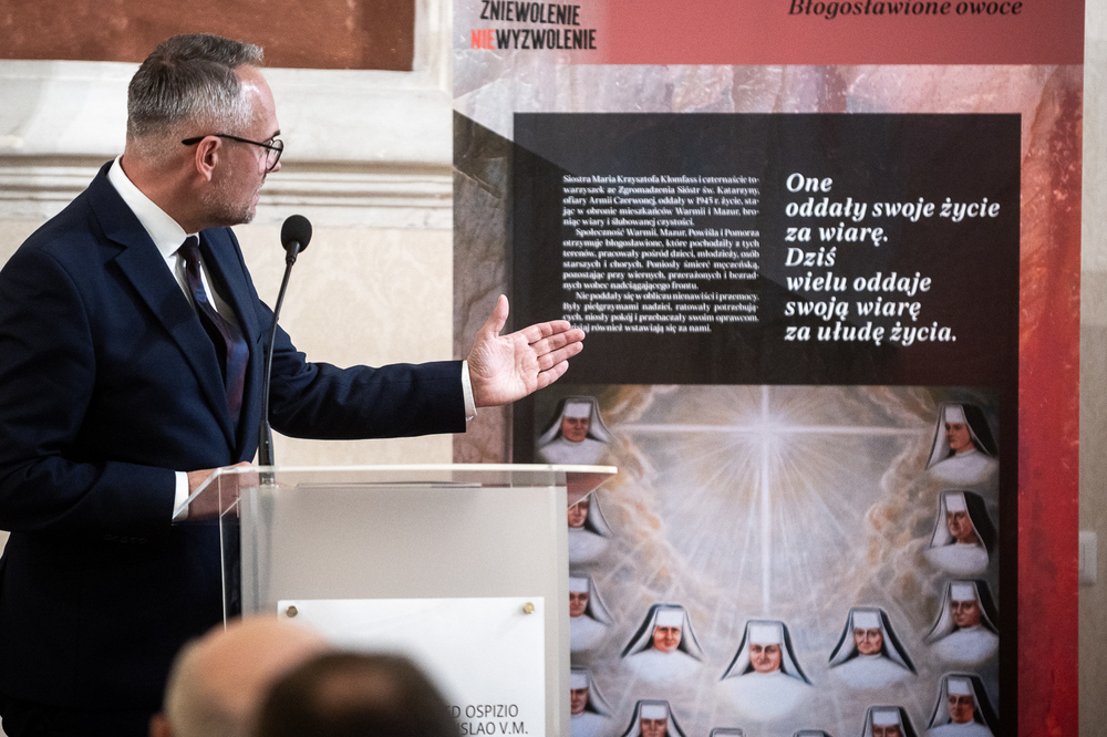 „Moją misją jest tu pozostać” – wystawa IPN o siostrach katarzynkach, Rzym – 8 października 2025 r., fot. Sławek Kasper (IPN)