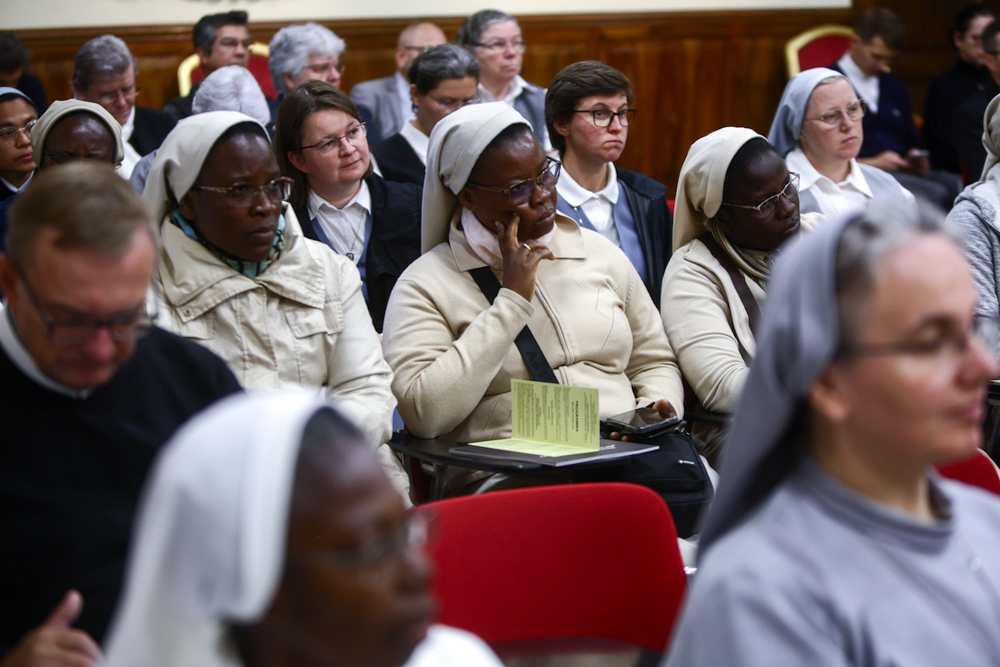 Konferencja naukowa „Beatyfikacja męczenniczek II wojny światowej, siostry Krzysztofy Klomfass i XIV Towarzyszek. Perspektywa historyczna, prawna i teologiczna” – Rzym, 10 października 2025. Fot. Sławek Kasper (IPN)