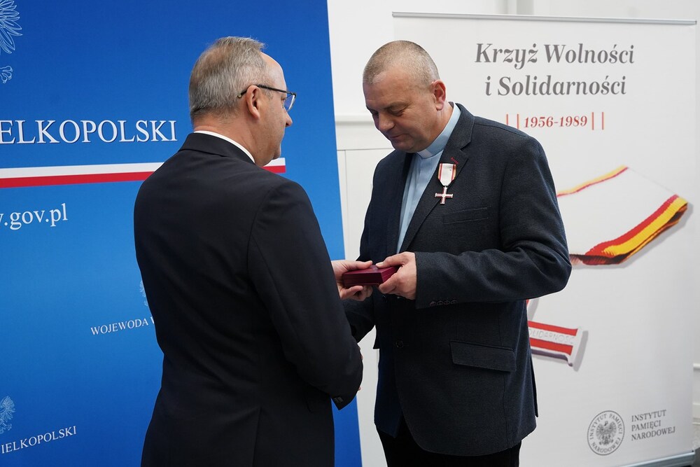 Uroczystość wręczenia Krzyży Wolności i Solidarności – Poznań, 13 października 2025. Fot. Bartosz Kochański (IPN)