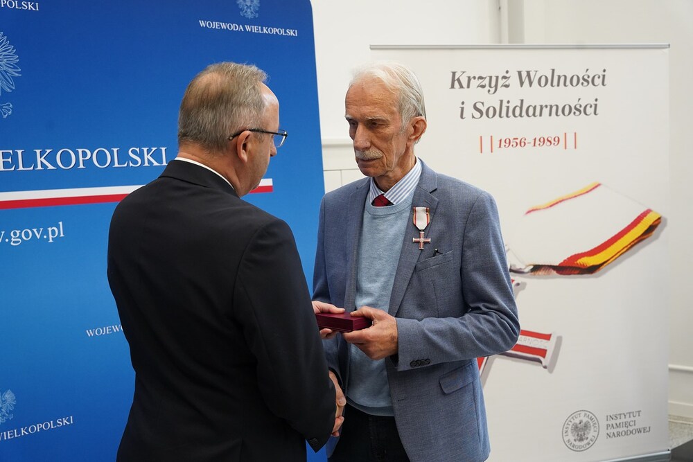Uroczystość wręczenia Krzyży Wolności i Solidarności – Poznań, 13 października 2025. Fot. Bartosz Kochański (IPN)