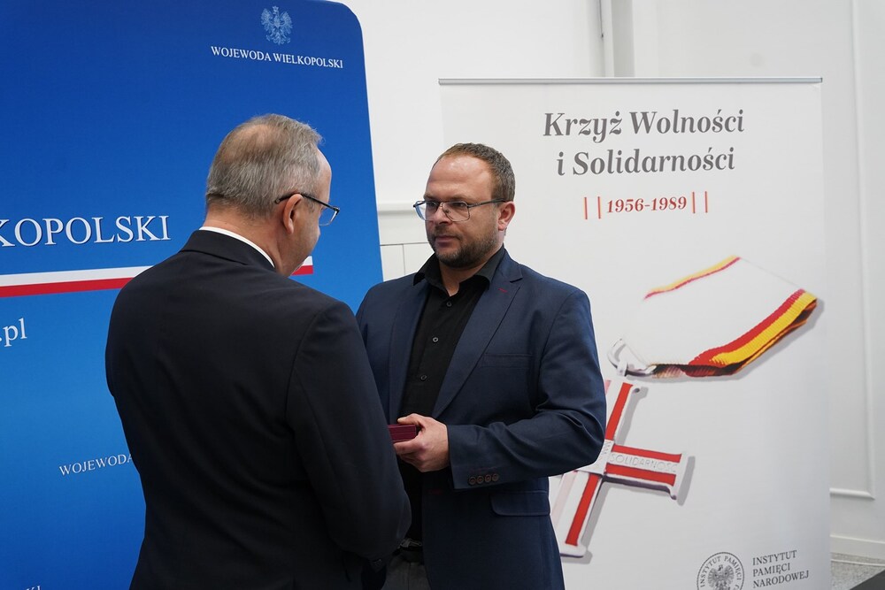 Uroczystość wręczenia Krzyży Wolności i Solidarności – Poznań, 13 października 2025. Fot. Bartosz Kochański (IPN)